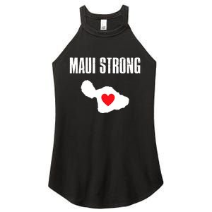 Pray For Maui Hawaii Maui Strong Maui Wildfire Relief Women's Perfect Tri Rocker Tank