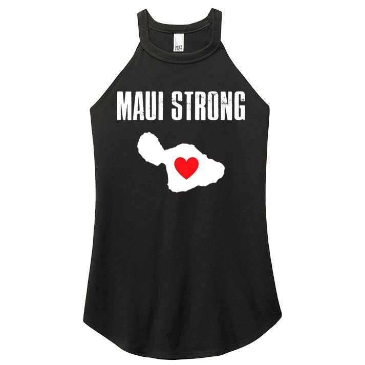 Pray For Maui Hawaii Maui Strong Maui Wildfire Relief Women's Perfect Tri Rocker Tank