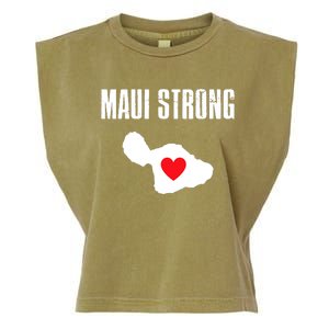 Pray For Maui Hawaii Maui Strong Maui Wildfire Relief Garment-Dyed Women's Muscle Tee