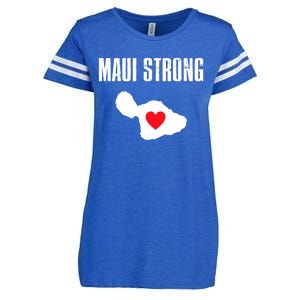 Pray For Maui Hawaii Maui Strong Maui Wildfire Relief Enza Ladies Jersey Football T-Shirt