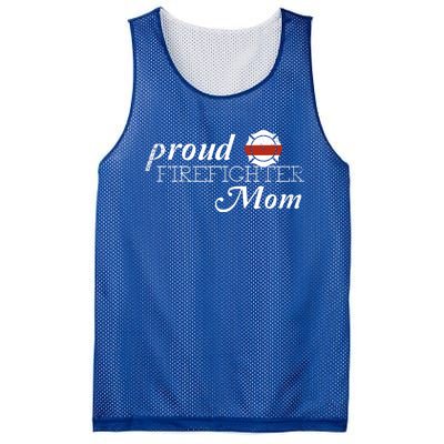 Proud Firefighter Mom Firefighting Gift Mesh Reversible Basketball Jersey Tank