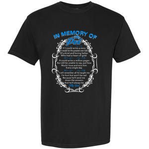 Poem For My Dad In Heaven My Dad Is My Guardian Angel Gift Garment-Dyed Heavyweight T-Shirt