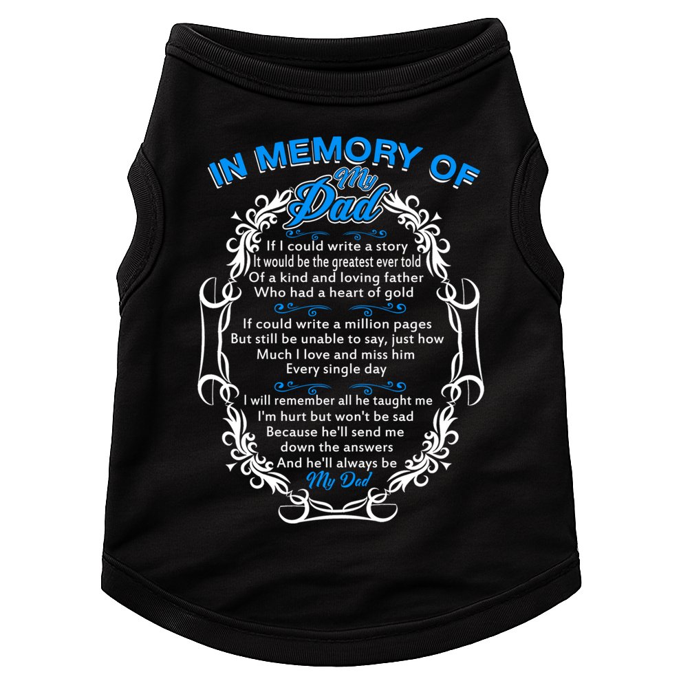 Poem For My Dad In Heaven My Dad Is My Guardian Angel Gift Doggie Tank