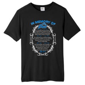 Poem For My Dad In Heaven My Dad Is My Guardian Angel Gift Tall Fusion ChromaSoft Performance T-Shirt