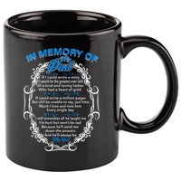 Poem For My Dad In Heaven My Dad Is My Guardian Angel Gift 11oz C Handle Ceramic Mug