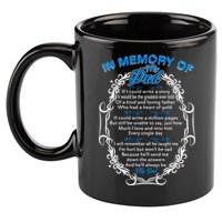 Poem For My Dad In Heaven My Dad Is My Guardian Angel Gift 11oz C Handle Ceramic Mug