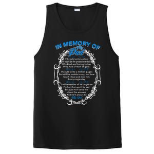 Poem For My Dad In Heaven My Dad Is My Guardian Angel Gift PosiCharge Competitor Tank