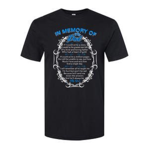 Poem For My Dad In Heaven My Dad Is My Guardian Angel Gift Softstyle CVC T-Shirt