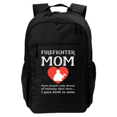 Proud Firefighter Mom Fire Fire Mother Heart Gift Backpack