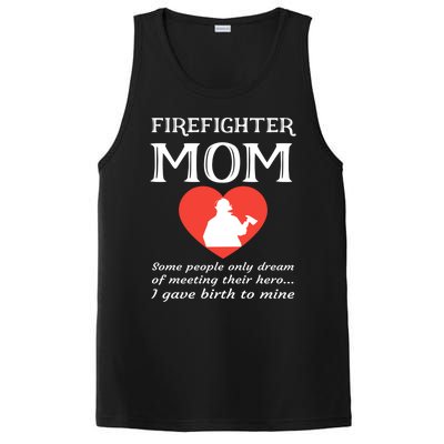 Proud Firefighter Mom Fire Fire Mother Heart Gift PosiCharge Competitor Tank