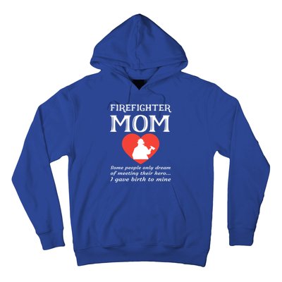 Proud Firefighter Mom Fire Fire Mother Heart Gift Hoodie