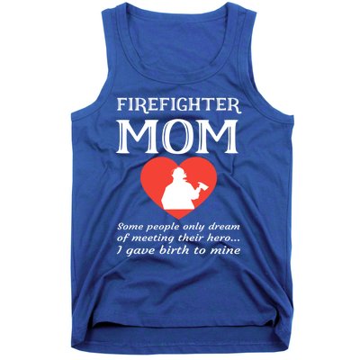 Proud Firefighter Mom Fire Fire Mother Heart Gift Tank Top