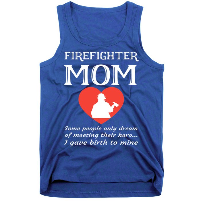 Proud Firefighter Mom Fire Fire Mother Heart Gift Tank Top