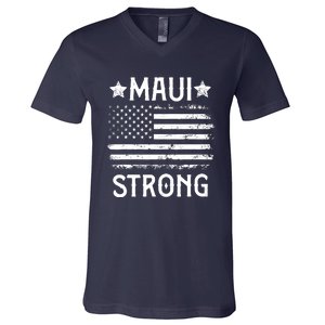 Pray For Maui Hawaii Strong V-Neck T-Shirt