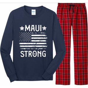 Pray For Maui Hawaii Strong Long Sleeve Pajama Set