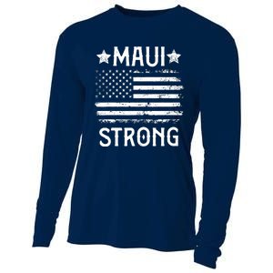 Pray For Maui Hawaii Strong Cooling Performance Long Sleeve Crew