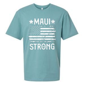 Pray For Maui Hawaii Strong Sueded Cloud Jersey T-Shirt