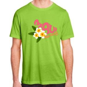 Pray For Maui Hawaii Strong Palm Flower Gift Hawaii Fires Adult ChromaSoft Performance T-Shirt