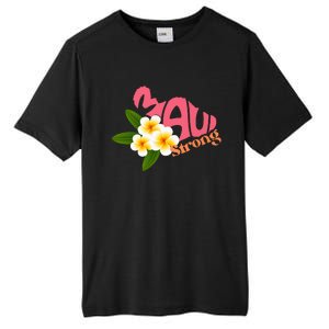 Pray For Maui Hawaii Strong Palm Flower Gift Hawaii Fires Tall Fusion ChromaSoft Performance T-Shirt