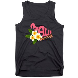 Pray For Maui Hawaii Strong Palm Flower Gift Hawaii Fires Tank Top