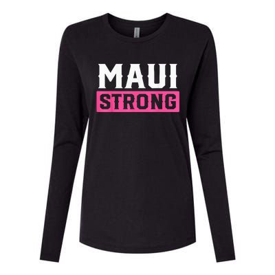 Pray for Maui Hawaii Strong - Maui Lahaina Hawaiian Islands Womens Cotton Relaxed Long Sleeve T-Shirt