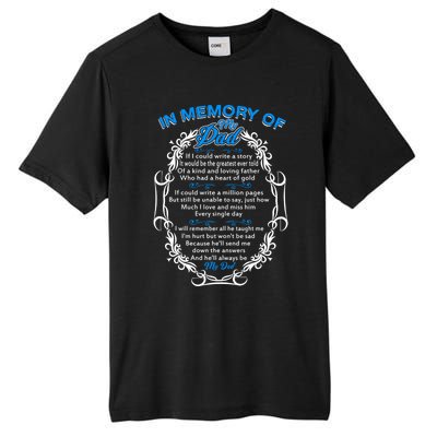 Poem For My Dad In Heaven My Dad Is My Guardian Angel Funny Gift Tall Fusion ChromaSoft Performance T-Shirt