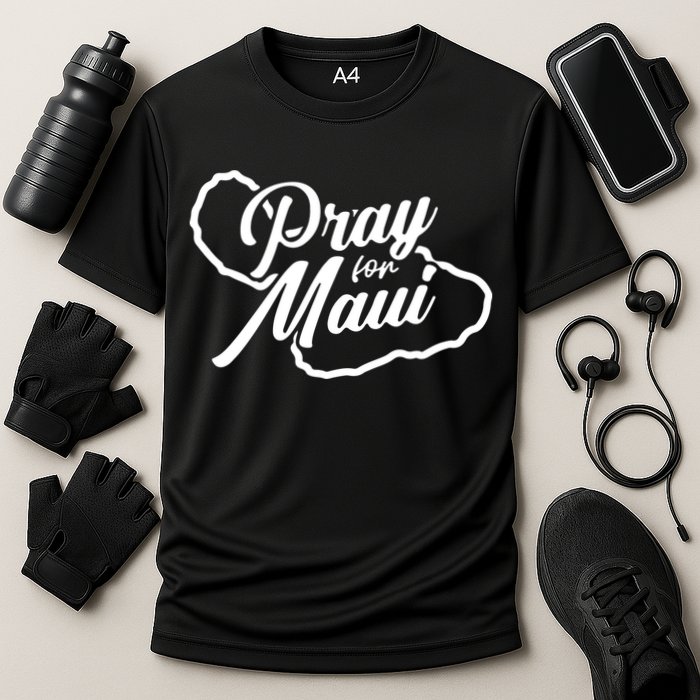 Pray For Maui Gift Cooling Performance Crew T-Shirt