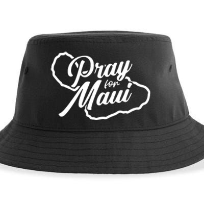 Pray For Maui Gift Sustainable Bucket Hat