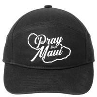 Pray For Maui Gift 7-Panel Snapback Hat