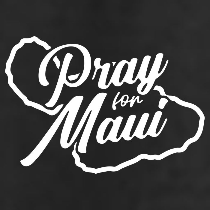Pray For Maui Gift Adult Drive Performance Visor