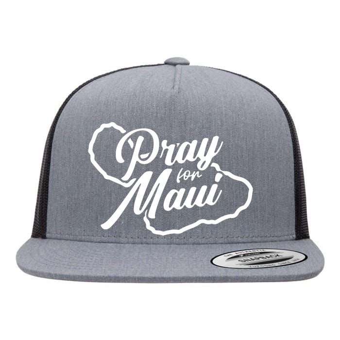 Pray For Maui Gift Flat Bill Trucker Hat