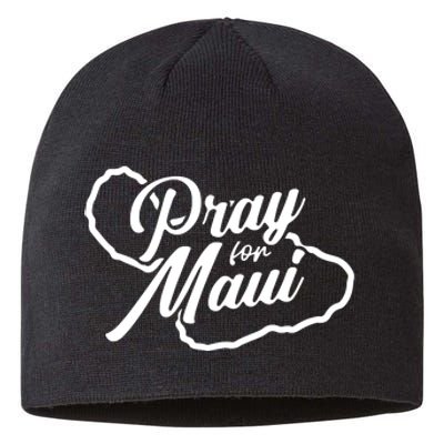 Pray For Maui Gift Sustainable Beanie