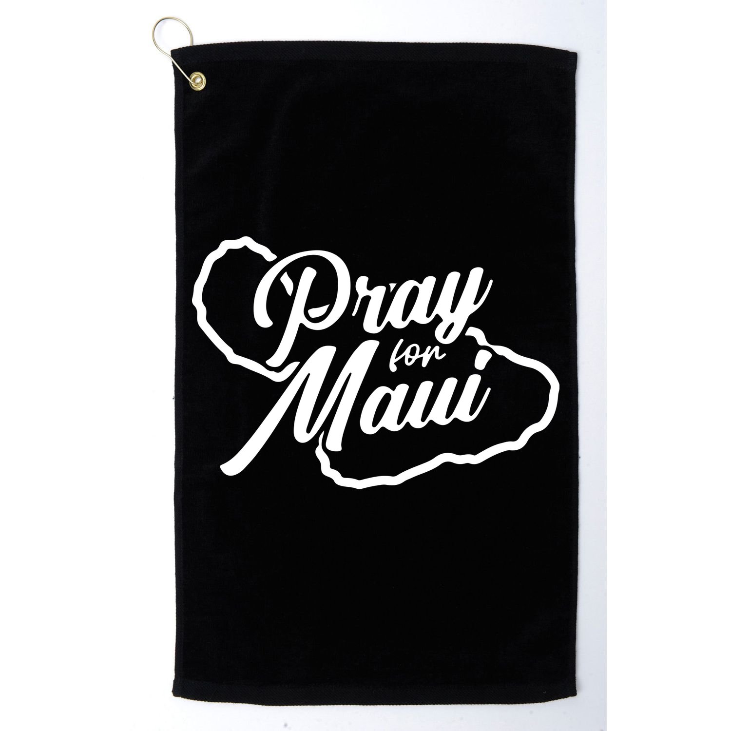 Pray For Maui Gift Golf Towel