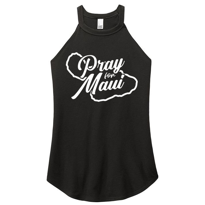 Pray For Maui Gift Women's Perfect Tri Rocker Tank