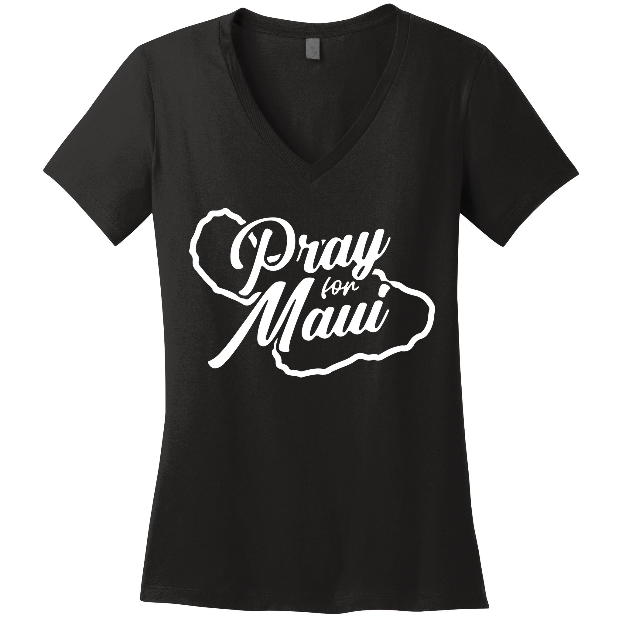 Pray For Maui Gift Women's V-Neck T-Shirt