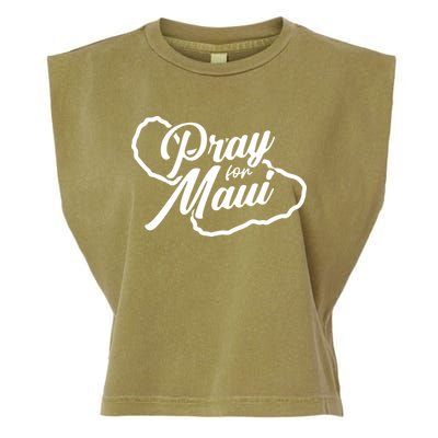 Pray For Maui Gift Garment-Dyed Women's Muscle Tee