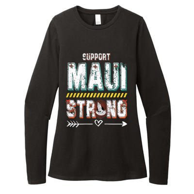 Pray for Maui Hawaii Strong Womens CVC Long Sleeve Shirt