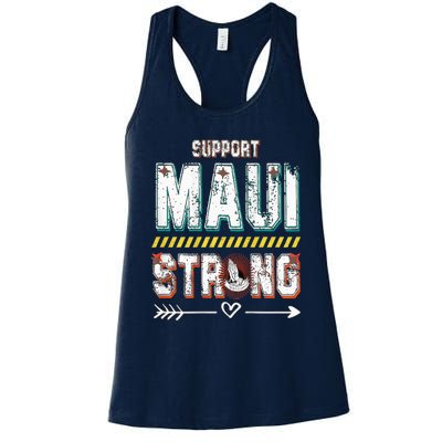 Pray for Maui Hawaii Strong Women's Racerback Tank