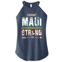 Pray for Maui Hawaii Strong Women’s Perfect Tri Rocker Tank