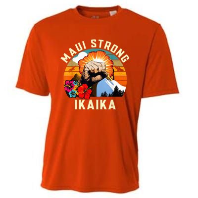 Pray For Maui Hawaii Strong Tee Apparel Matching Family Cooling Performance Crew T-Shirt