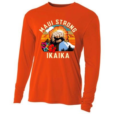 Pray For Maui Hawaii Strong Tee Apparel Matching Family Cooling Performance Long Sleeve Crew