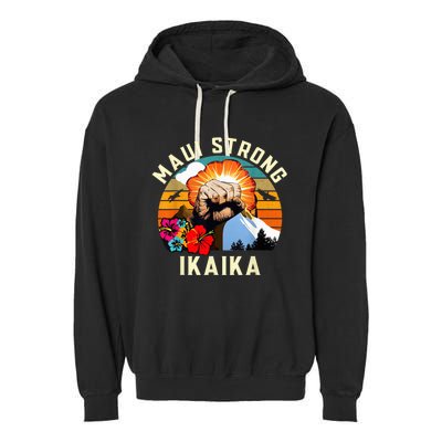 Pray For Maui Hawaii Strong Tee Apparel Matching Family Garment-Dyed Fleece Hoodie