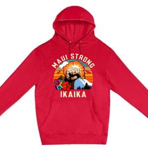 Pray For Maui Hawaii Strong Tee Apparel Matching Family Premium Pullover Hoodie