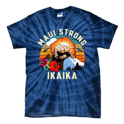 Pray For Maui Hawaii Strong Tee Apparel Matching Family Tie-Dye T-Shirt