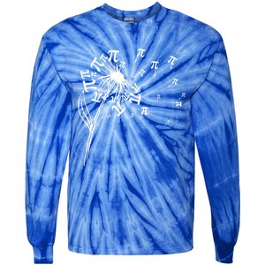 Pi Funny Math 3 14 Number Symbol Math Teacher Gift Tie-Dye Long Sleeve Shirt