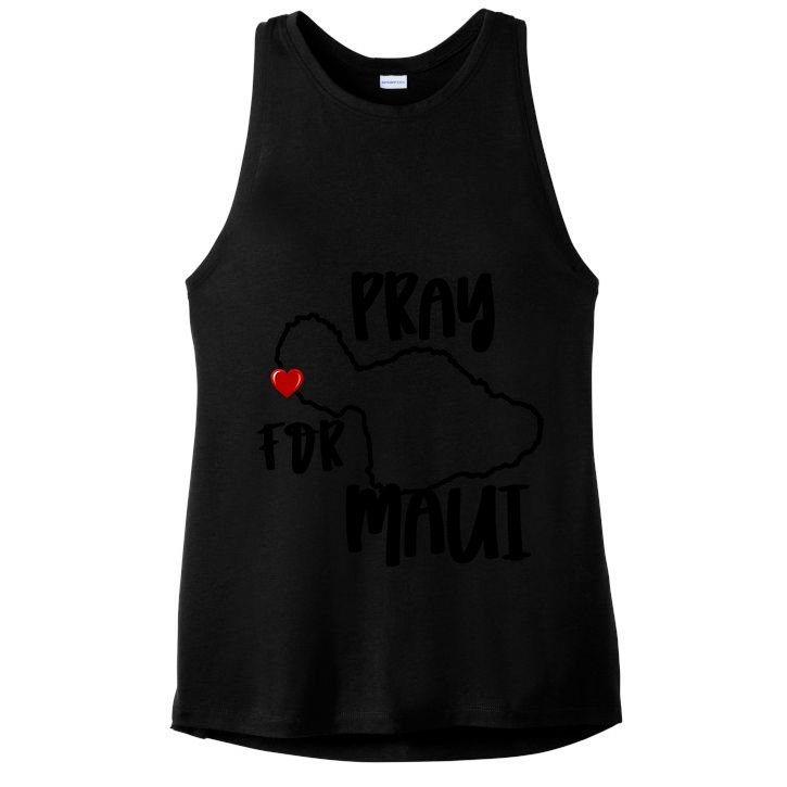 Pray For Maui Hawaii Strong Maui Wildfire Support Men Women Ladies PosiCharge Tri-Blend Wicking Tank
