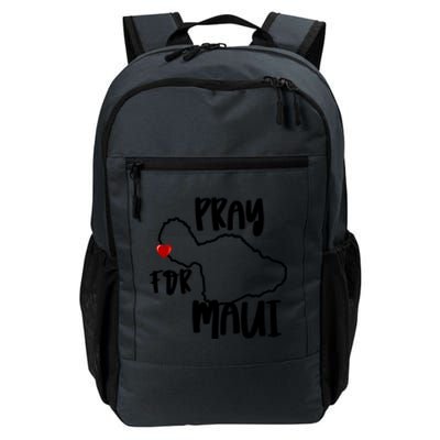 Pray For Maui Hawaii Strong Maui Wildfire Support Men Women Daily Commute Backpack