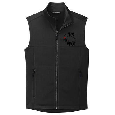 Pray For Maui Hawaii Strong Maui Wildfire Support Men Women Collective Smooth Fleece Vest