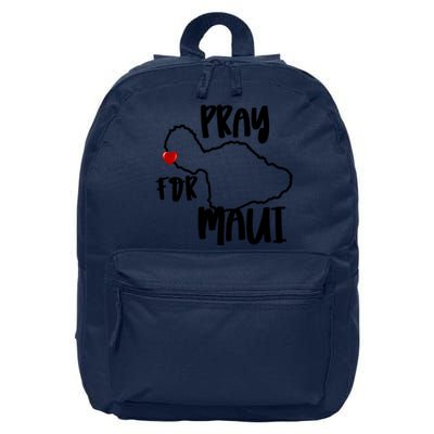 Pray For Maui Hawaii Strong Maui Wildfire Support Men Women 16 in Basic Backpack