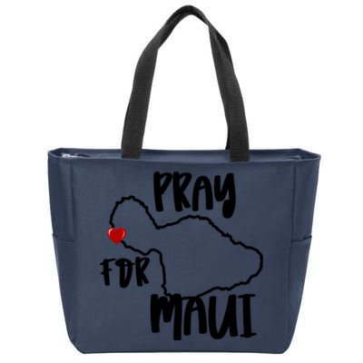 Pray For Maui Hawaii Strong Maui Wildfire Support Men Women Zip Tote Bag